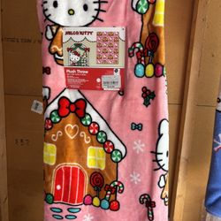 Hello Kitty Christmas Blanket 