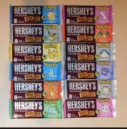 Hershey’s Pokémon Set Of 12 Chocolate Bars 2025