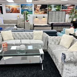50% OFF Gorgeous Modern 2 Piece Sofa And Loveseat Starting At $499 WOW!! 🤯🤯 
