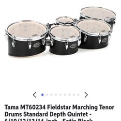Brand New Tama Fieldstar Marching Tenor Drums