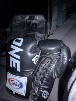 ONE championship official fight gloves! 8oz Lace