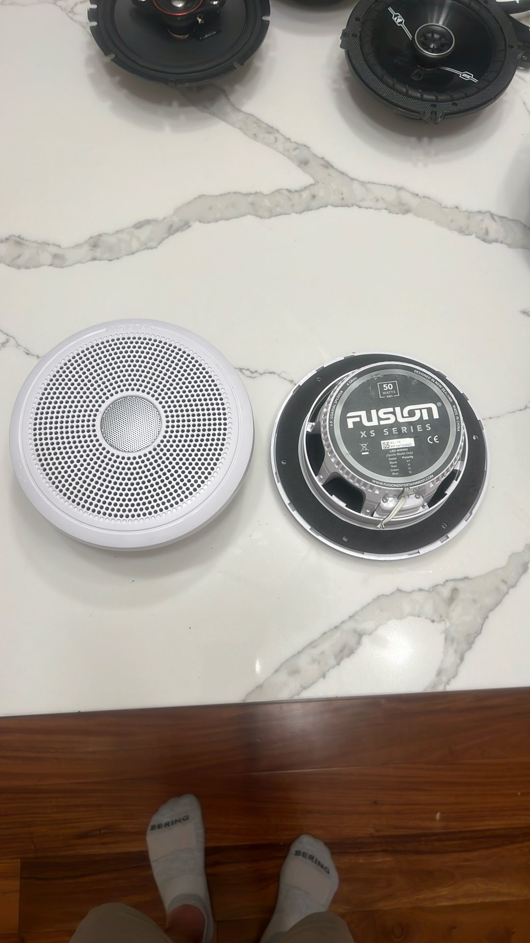 Fusion XS Series 6.5-inch marine speaker, model XS-F65.