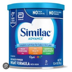 Baby Formula Similac Advance 
