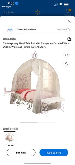 Bed For Princess With Canopy Twin