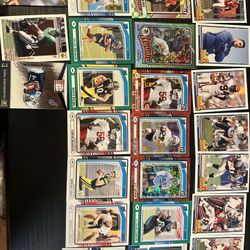 Lot of 24 Football Rookie Cards
