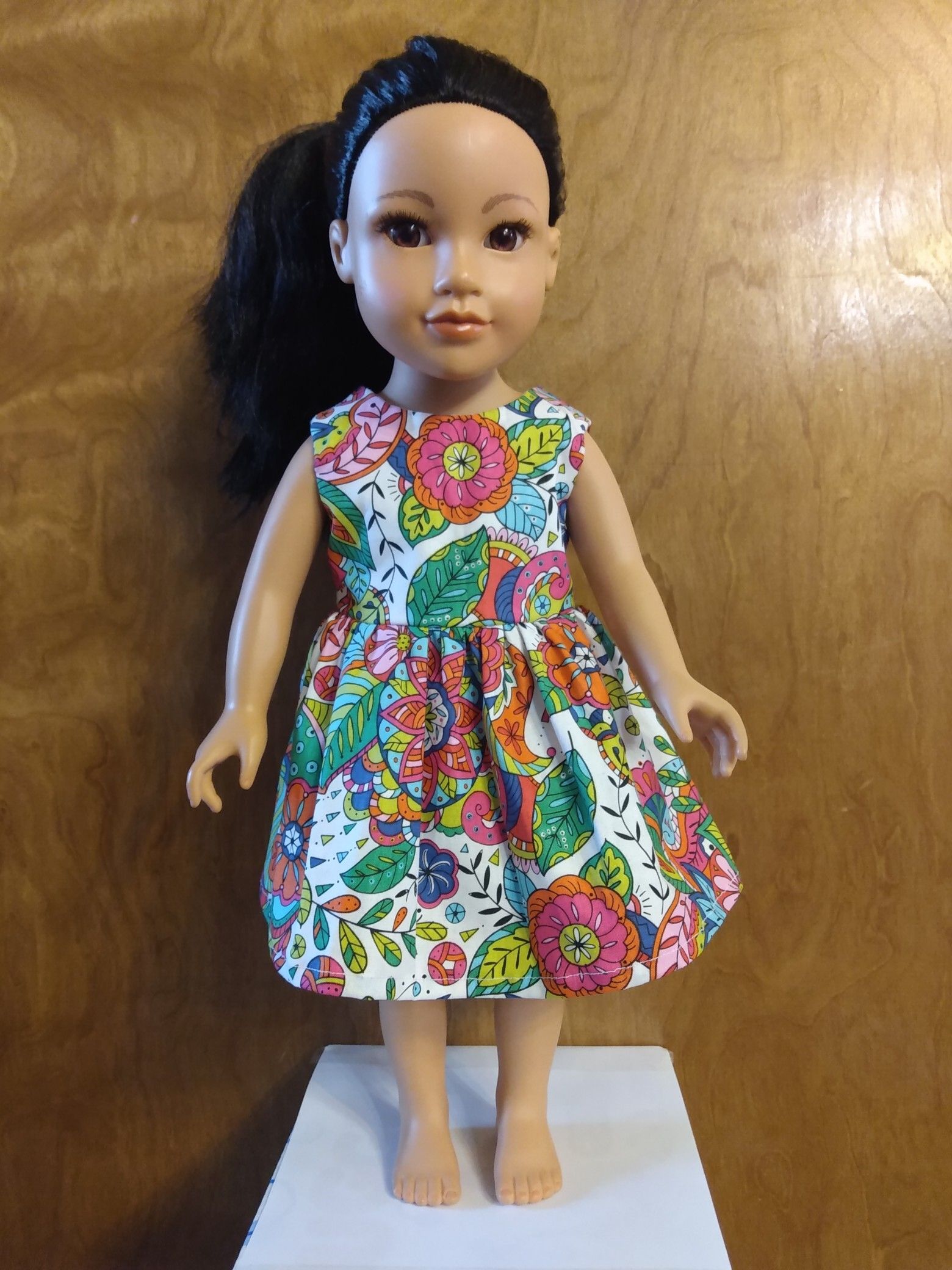 American Girl Or 18"inches doll dress made to fit 18 inches dolls perfect for gift for your child favorite doll