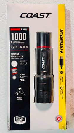 Coast Flashlight G56R 1000 Lumens