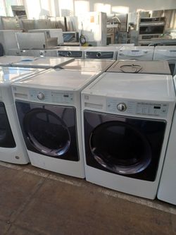 Kenmore elite front load washer and dryer set stackable