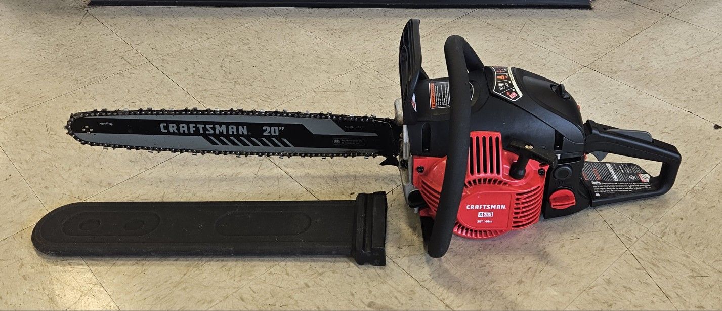 Craftsman 46cc 2 Cycle Chainsaw S205 with 20" Bar 814524-1