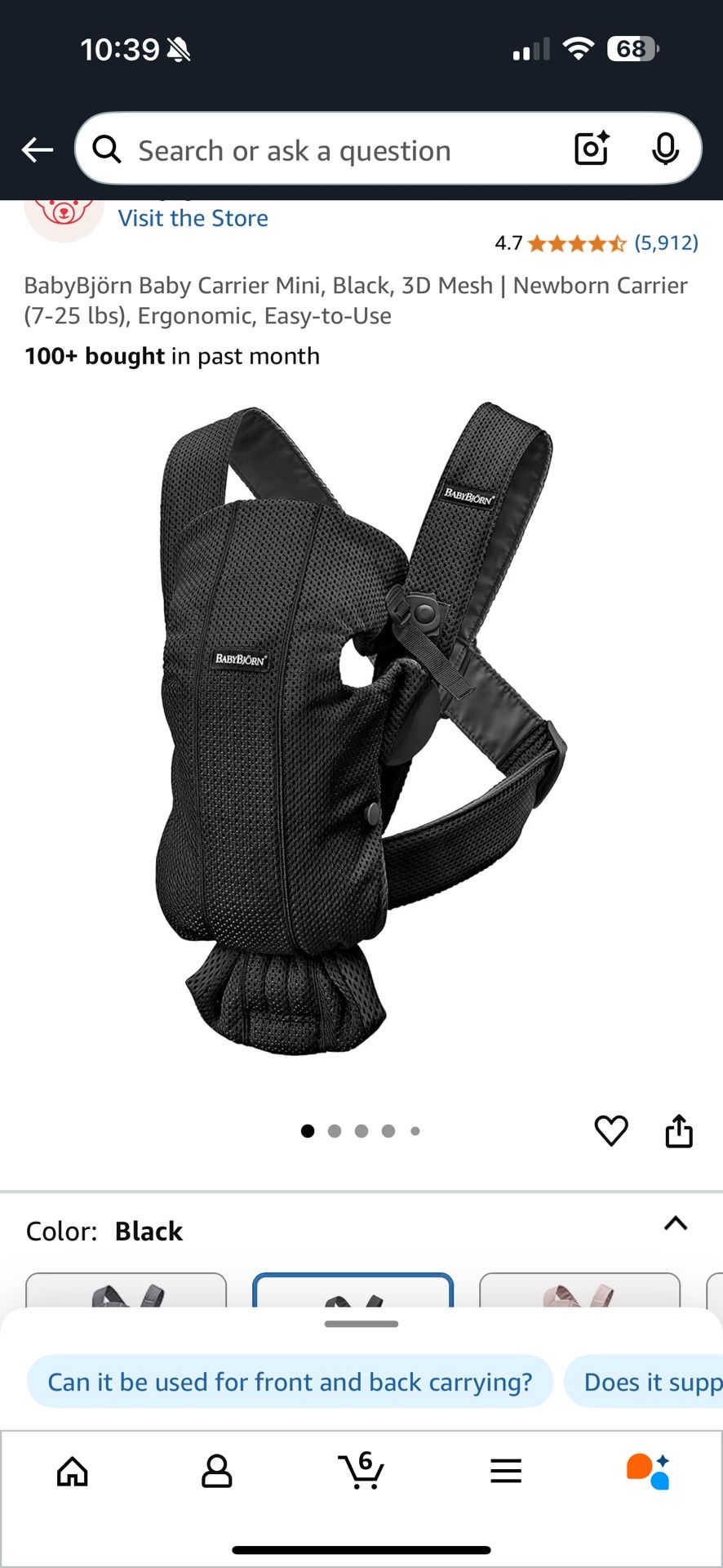 Baby Bjorn Mini Carrier 