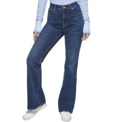 Dkny Jeans Womens Boerum High Rise Flare Leg Jeans Size 31/12