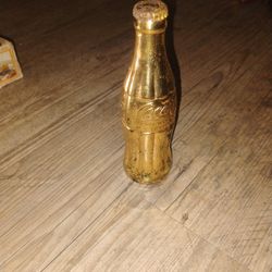 Coca Cola Gold Commemorative Bottle