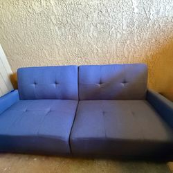 Blue Futon Sofa Couch