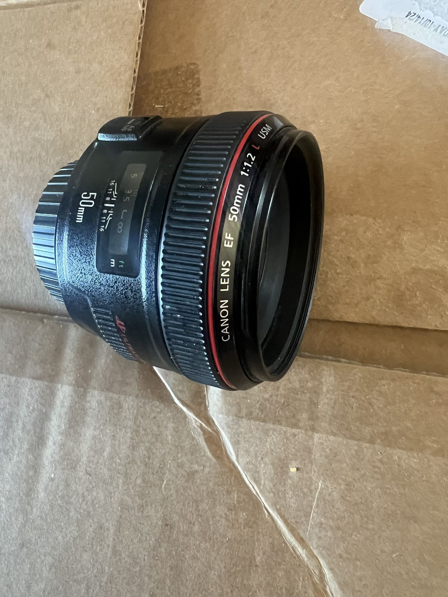 Canon 50mm 1/2 Lens