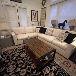 FULL Living Room Group. Amazing Shape And Lots Included