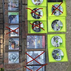 Ps2 / Xbox360 games READ BIO