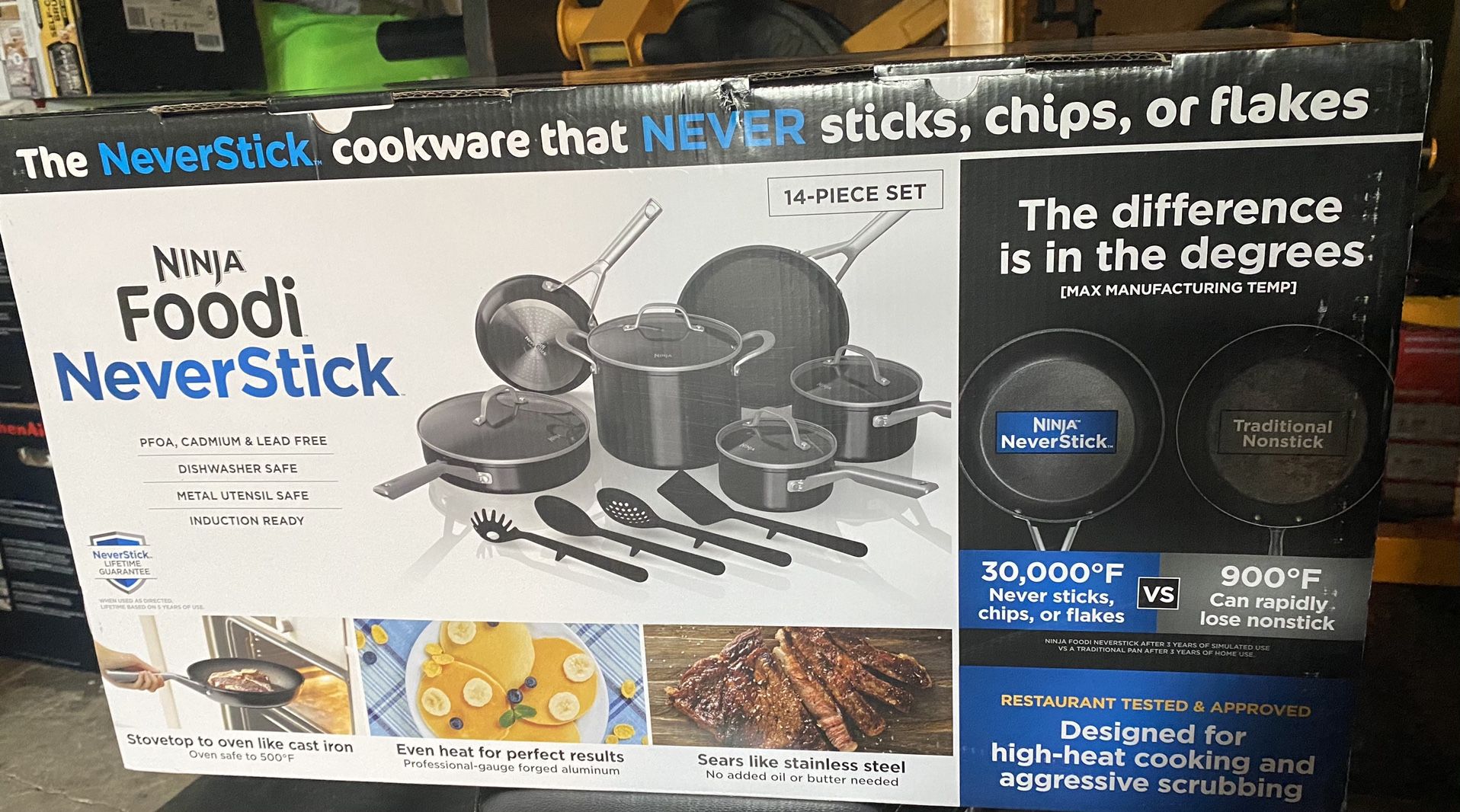 Ninja Foodi Neverstick 14-Piece Cookware Set 