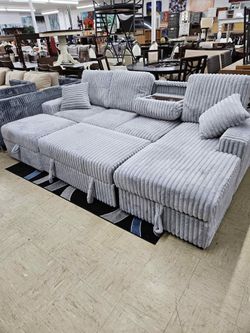New Sectional with Pull out Bed - 2 colors