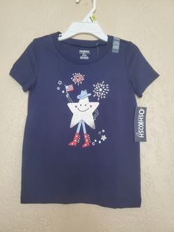 NWT. OSHKOSH B'GOSH Boys 4th of July T-shirt