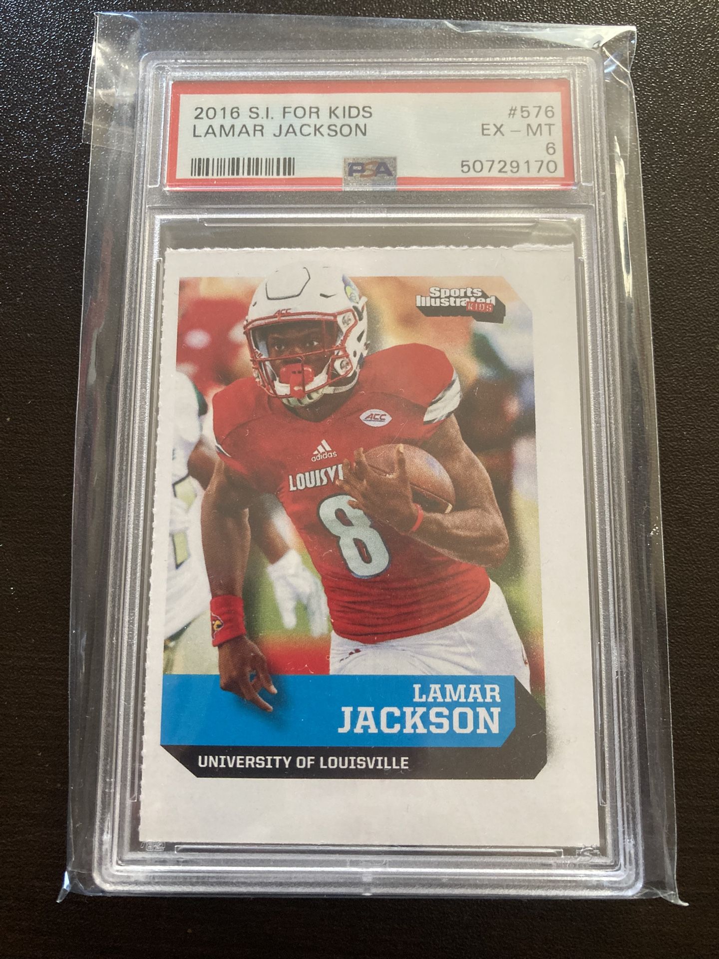 Lamar Jackson Sports Illustrated Card
