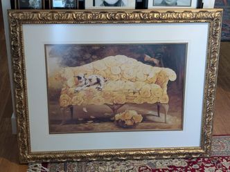 Framed Rose Fleece Roost Print Art
