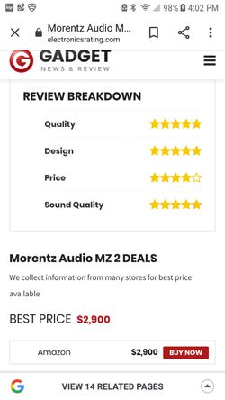 Morentz audio MZ-2 Surround Sound