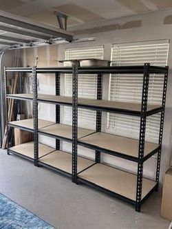 2 options: Pay $660 or $780! Entire Storage-Unit coverage DEAL: 8 New in Boxes Metal Shelving Units
