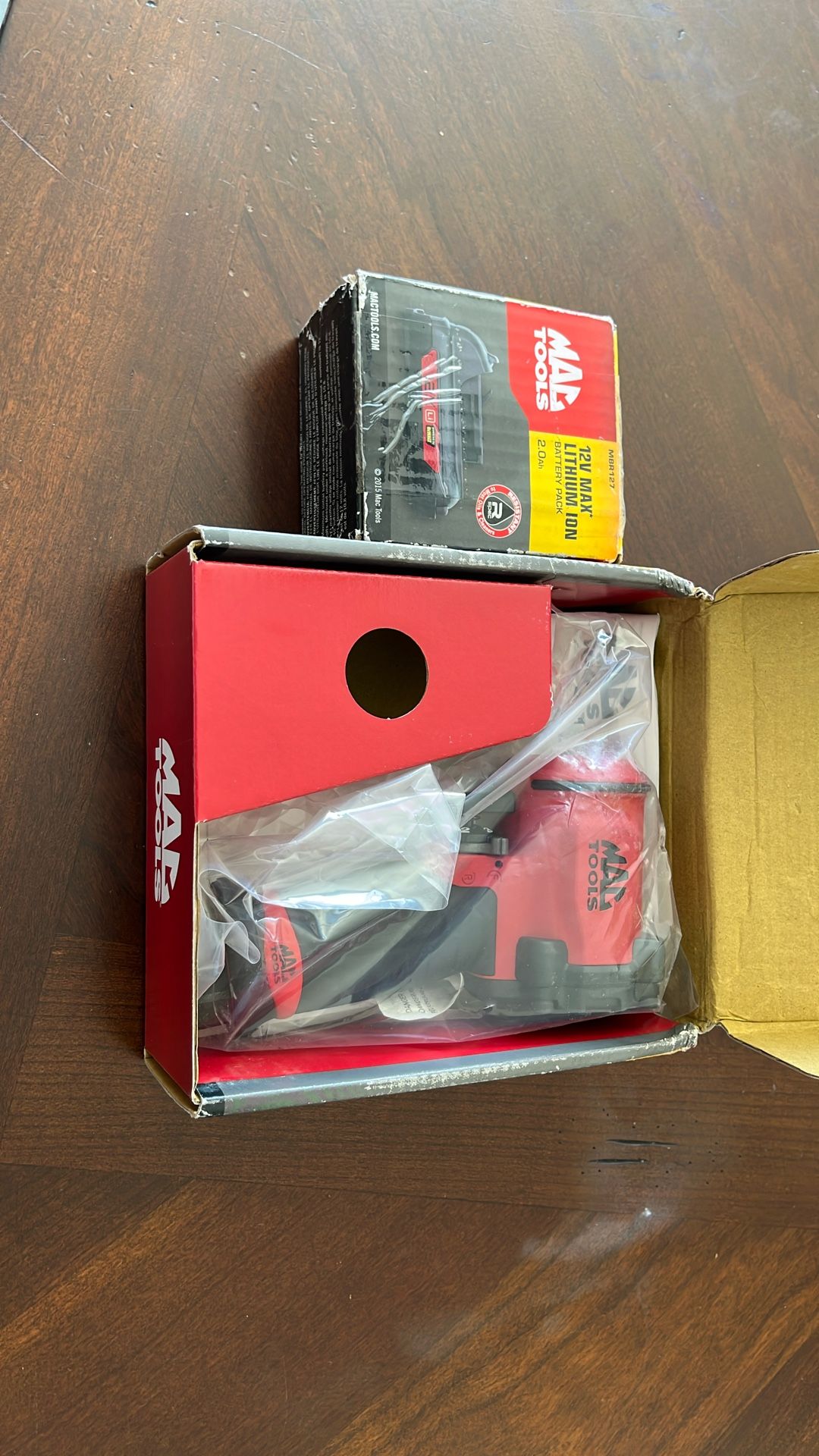 Mini Air Impact Wrench With Battery