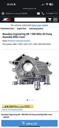 NISSAN 370Z BILLET OIL PUMP 