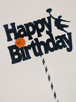 Basketball Cake Topper