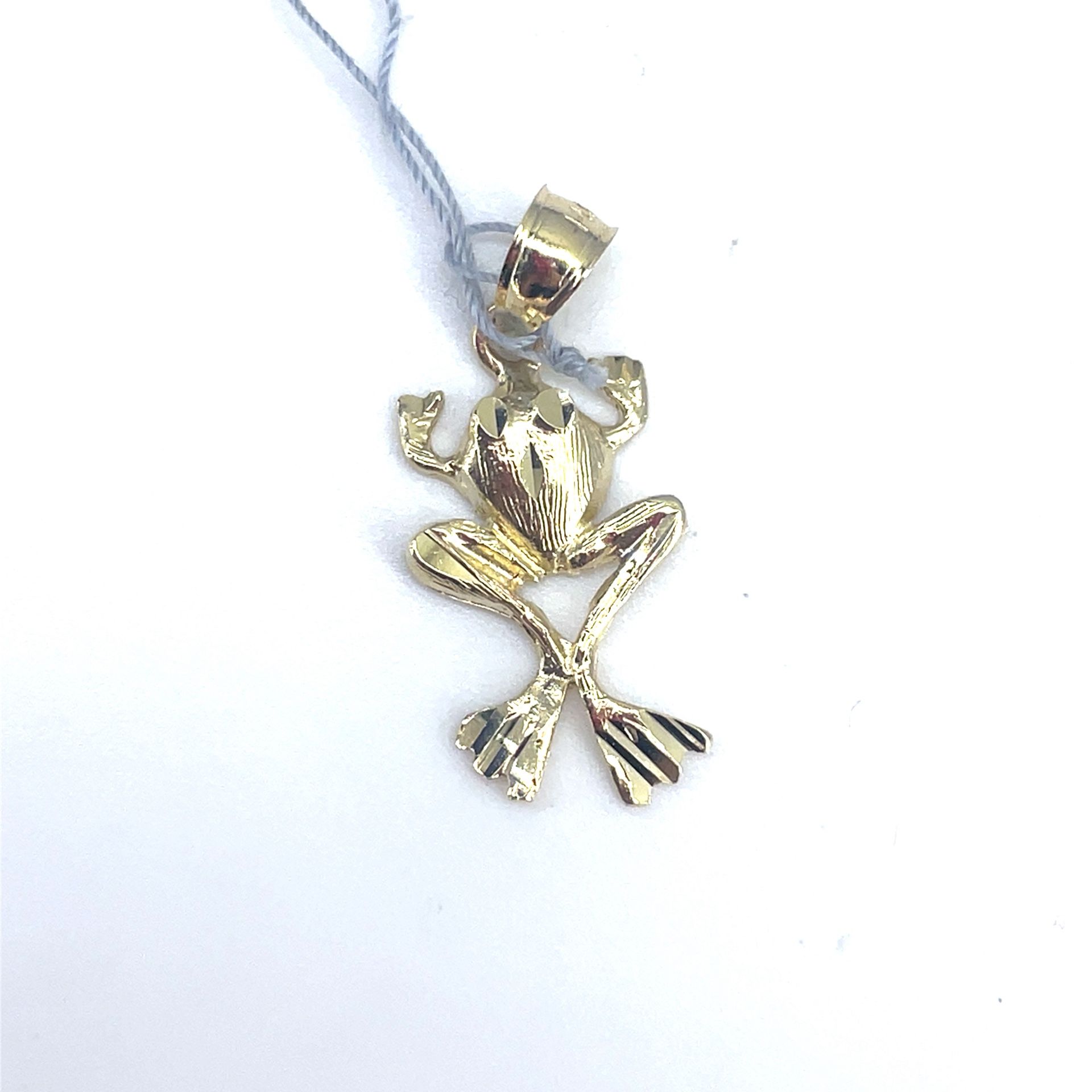14Kt Yellow Gold Frog Pendant 1.26g 192797/13