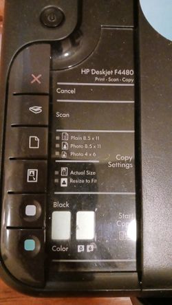HP Printer & Scanner. No Cord