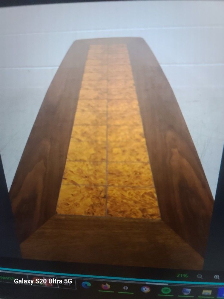 MCM Alta Vista Surfboard Coffee Table By Lane - $300