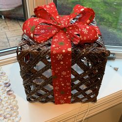 Decorative Lit Gift Box ($8)