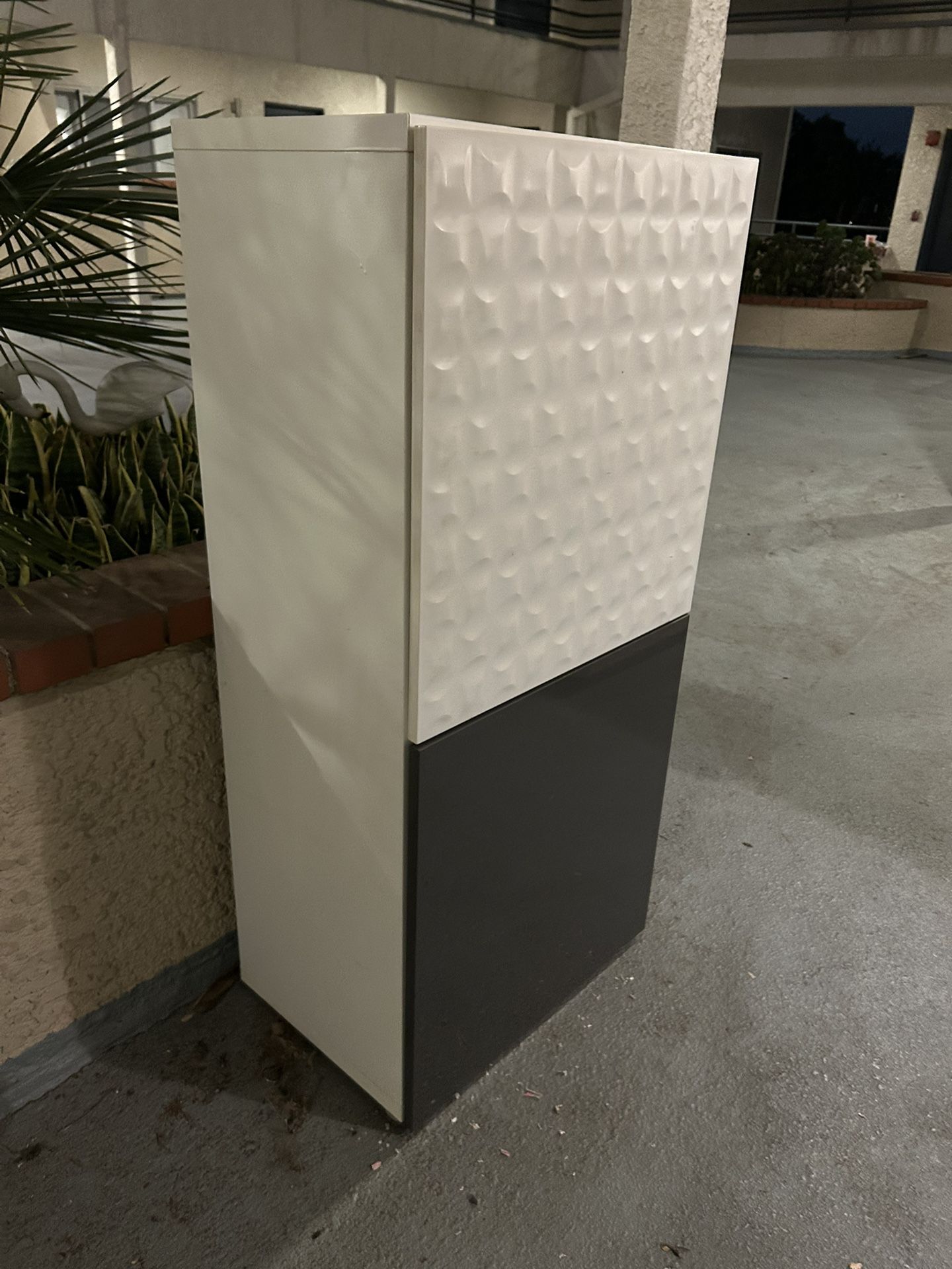 Nice Storage Cabinet With Shelf’s 15 1/2 deep 23 1/2 wide 51 height,