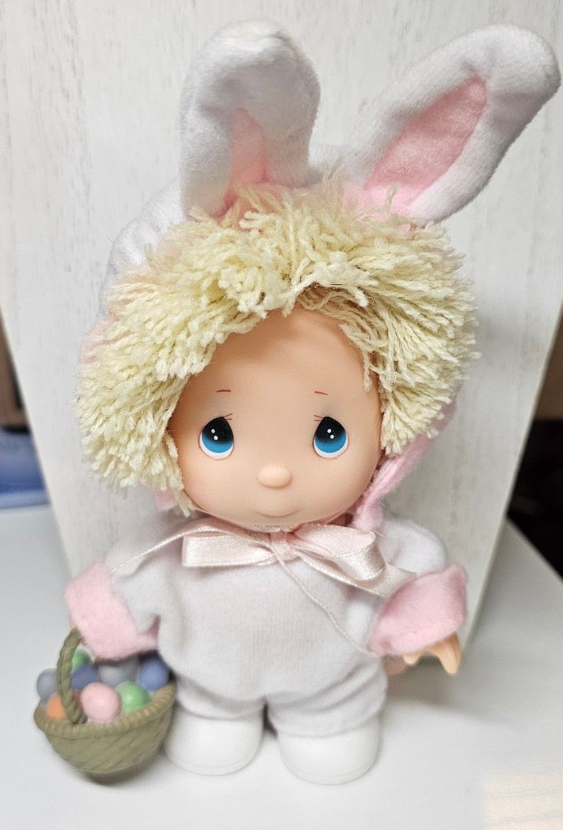 Precious Moments Easter Dolls And A Baby Doll
