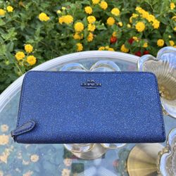 【NEW】Coach Star Wars X Coach Accordion Zip Wallet With Glitter