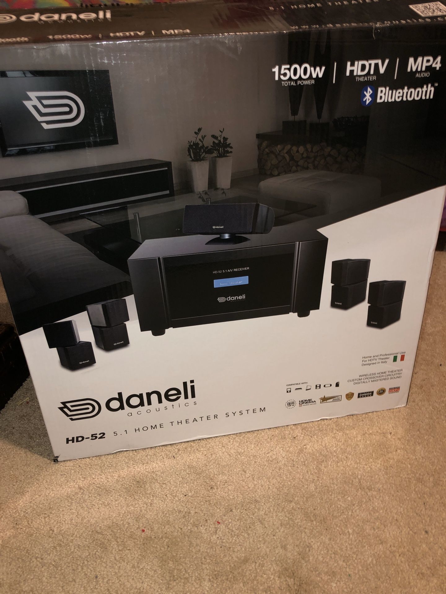Daneli Acoustics HD - 52 HOME THEATER SYSTEM