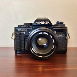 Minolta X-700 35mm Film Camera with 50mm f/1.8 Lens – Great Condition 📸