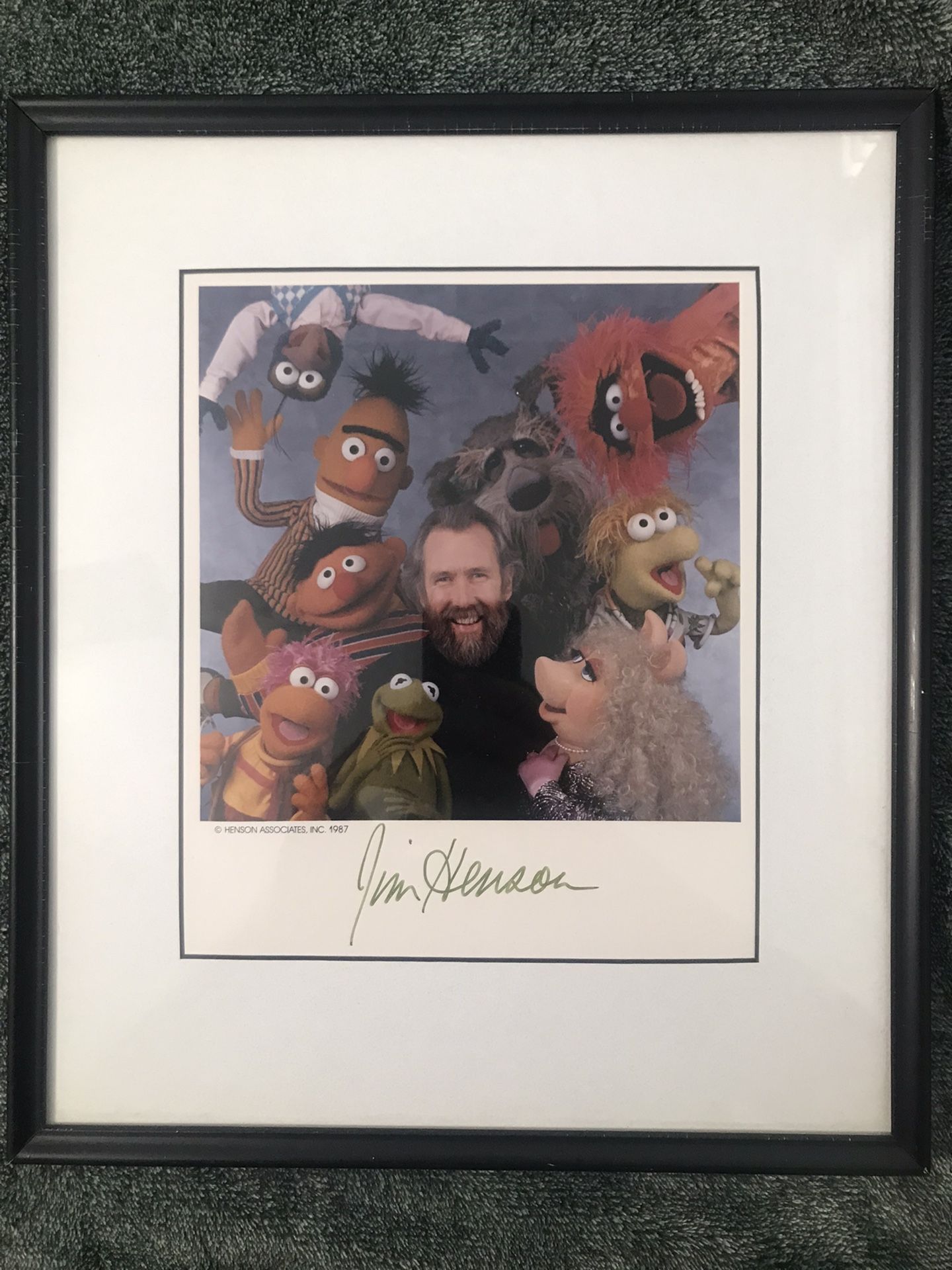 Jim Henson Autograph Photo With COA