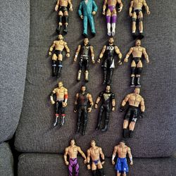 WWE Mattel Basic Wresting Figure Lot