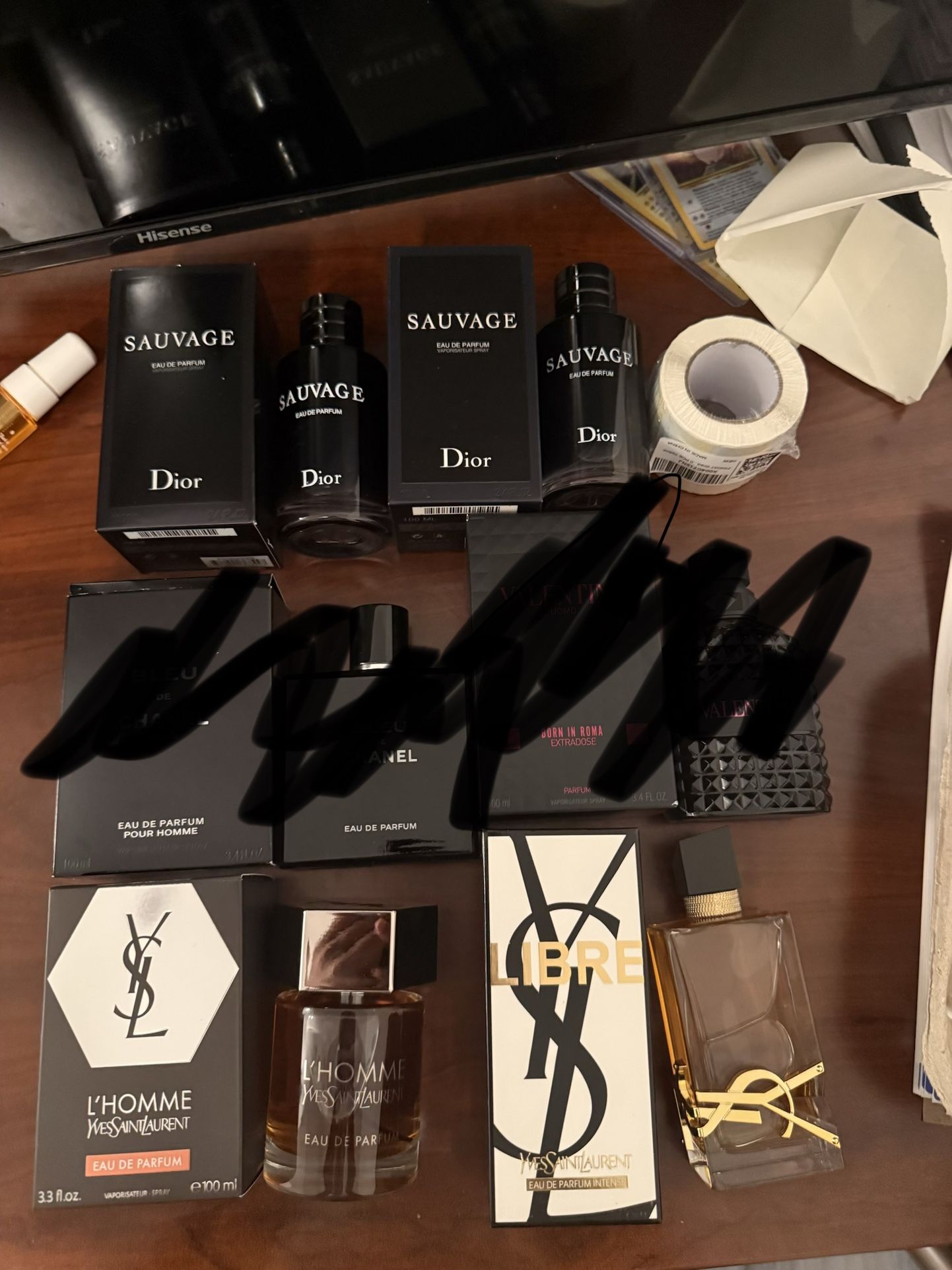 Dior Sauvage Edp, YSL L'Homme, YSL Libre Edp