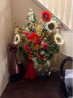 Big fake flowers