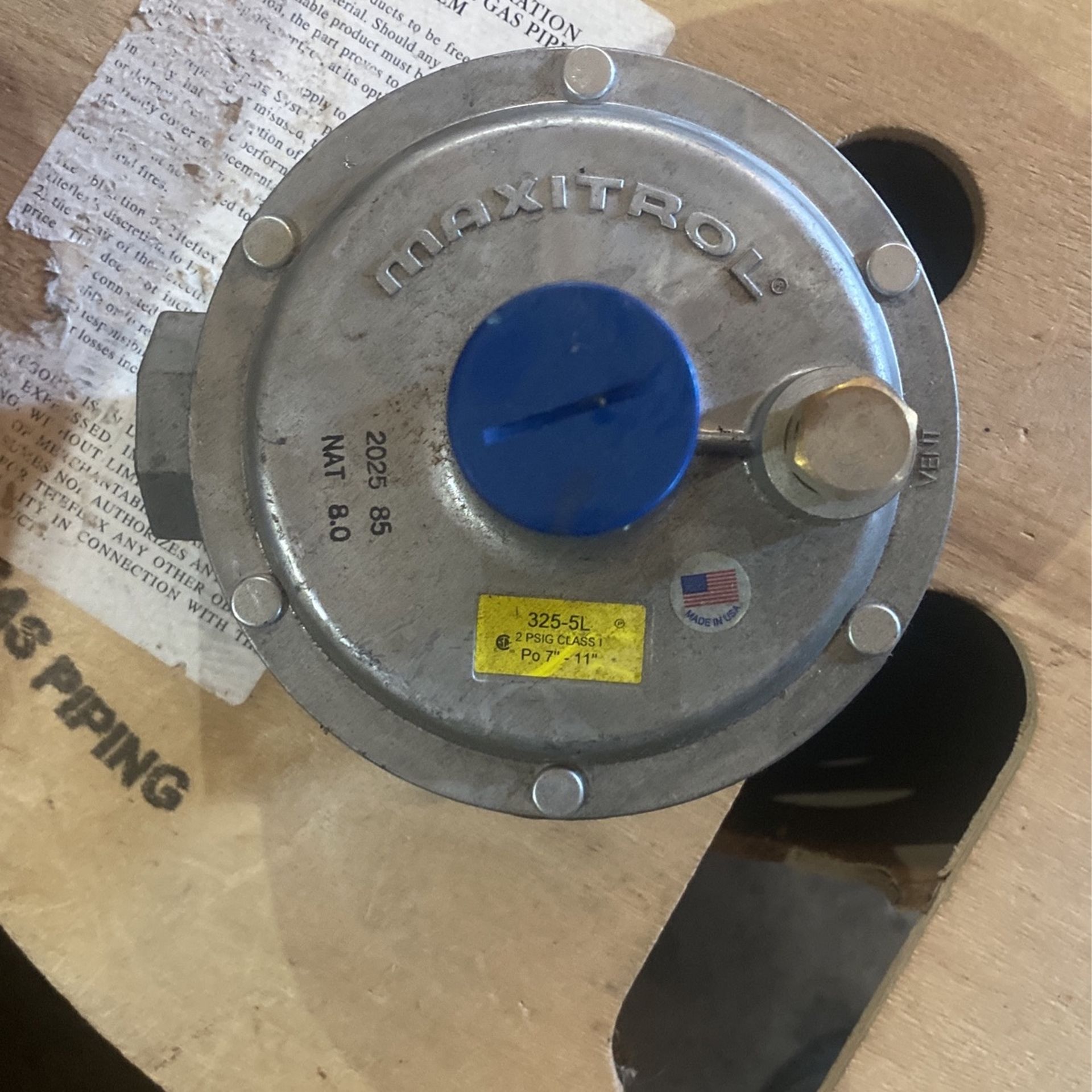 Gas Regulators 3/4” 325-5L
