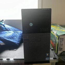 A Dell desktop computer and monitor was given to the first friend I met.
