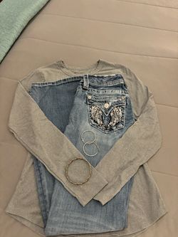 Miss me pant.  Outfit