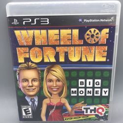 Wheel Of Fortune PS3 PlayStation 3 Play Station Three Game