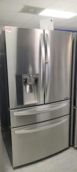 LG 4‑Door French Door Fridge – Stainless, Ice & Water