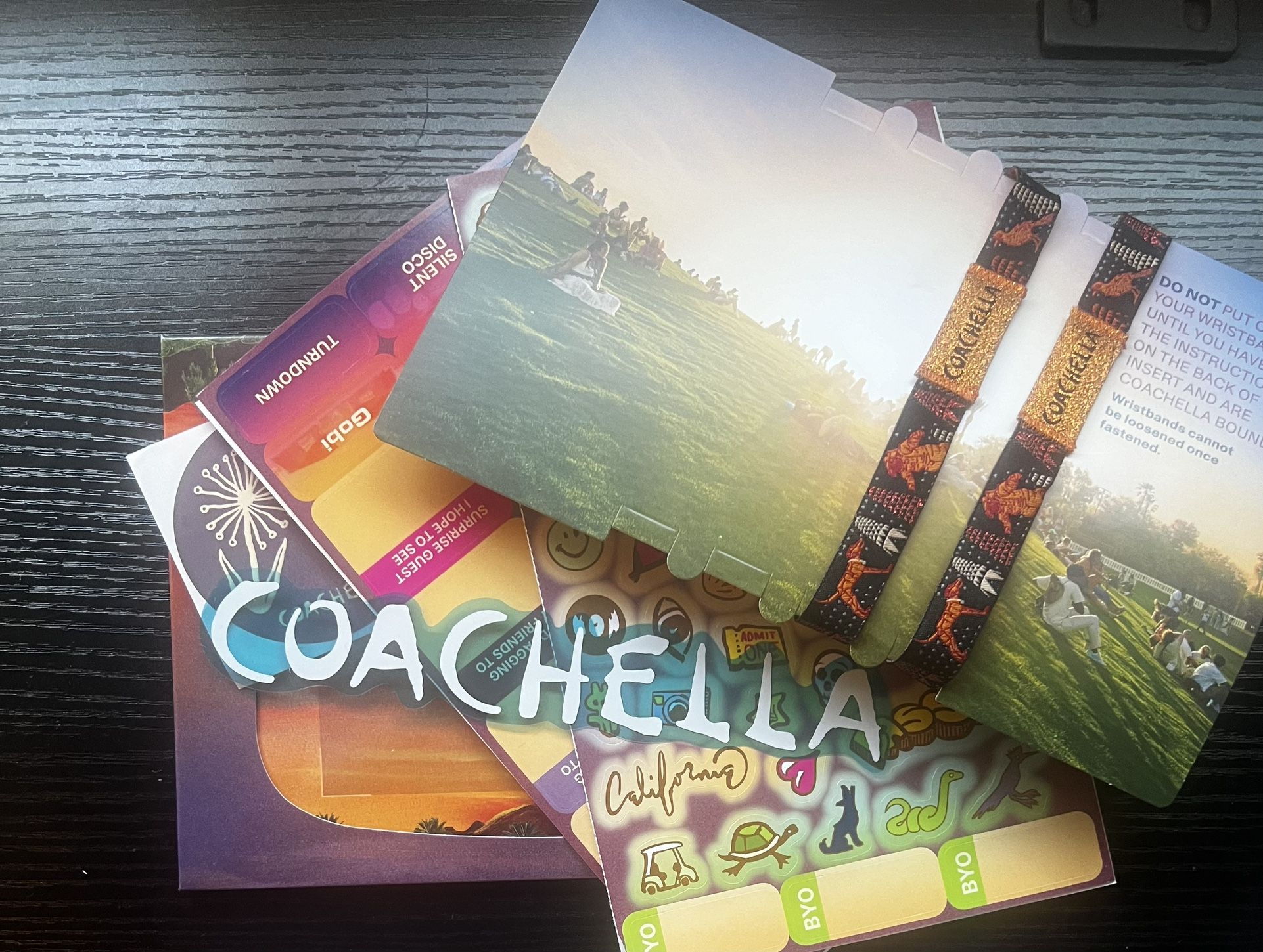 Coachella Music Festival 2 Wristbands/Tickets (2nd Weekend) 4/18-4/20