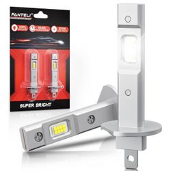 𝖧𝟣 Bulbs, 34000LM 1:1 Size, Backup Plug and Play 6500K Cool White, IP68 Waterproof, Pack of 2, Interior Off Road Lights